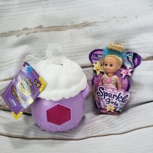 Magic Mixies Tap And Reveal Cauldron & Funville Sparkle Girlz Ballerina Bundle
